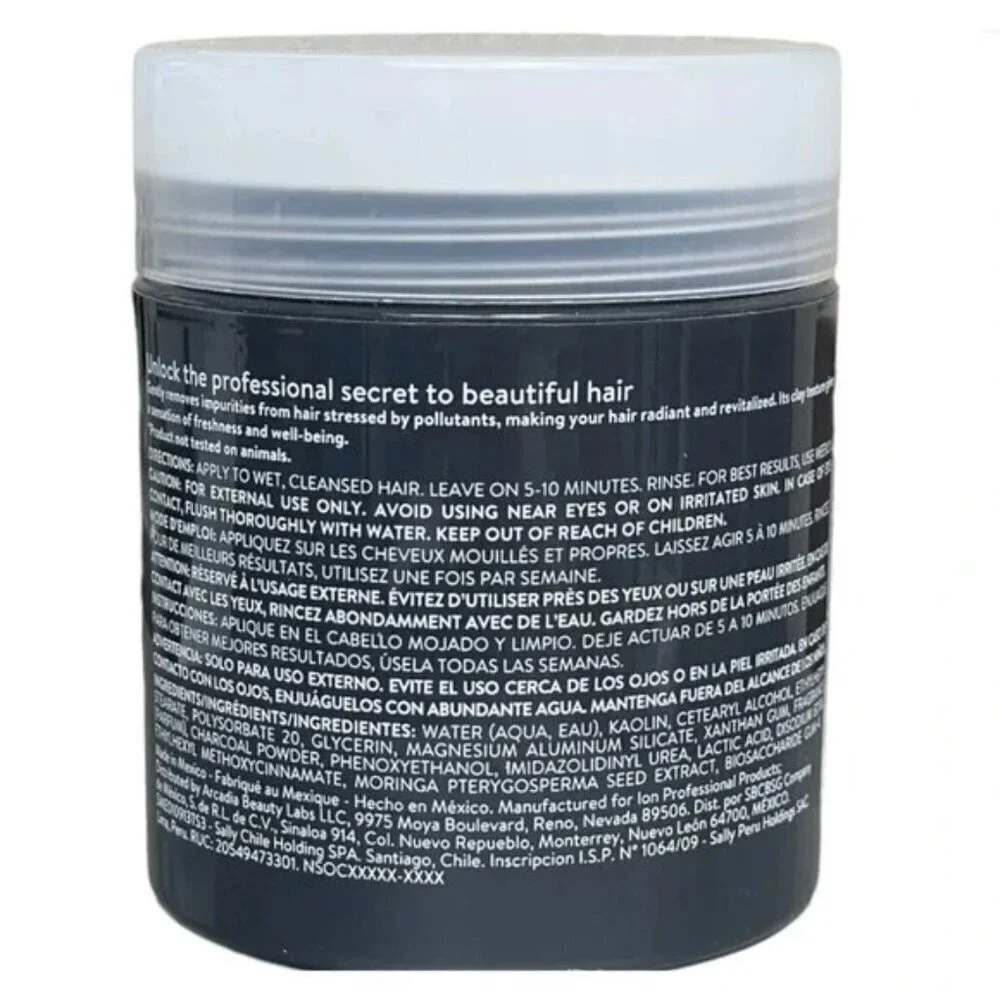 Ion Detox Solutions Mud Masque 6 oz Hair Sulfate Free NEW Full Size